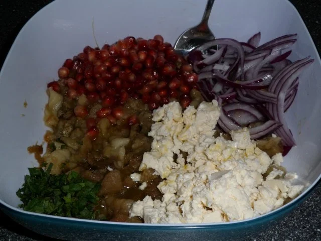 Aufgepeppter Auberginensalat - Rezept - Bild Nr. 7