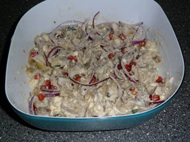 Aufgepeppter Auberginensalat - Rezept - Bild Nr. 8