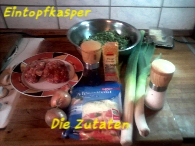Porree - Stielmus - Mett - Pizza a`la Jörg - Rezept - Bild Nr. 2