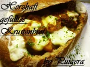 Herzhaft gefülltes Krustenbrot - Rezept