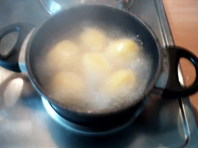 Pfannengericht:Kasselerpfanne mit Rosenkohl und Kartoffeln - Rezept - Bild Nr. 4