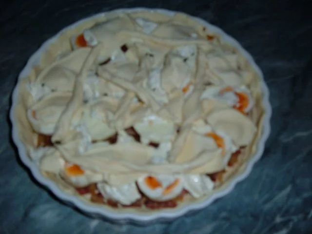 Rezept: Blätterteig : Tarte mit Ei und Schinken Bild Nr. 10 Blätterteig : Tarte mit Ei und Schinken - Rezept - Bild Nr. 10