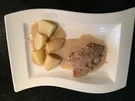 Fisch:  Wolfsbarschfilet in Champagner-Sahne-Sauce - Rezept - Bild Nr. 3821