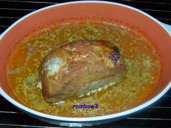 Rezept: Kochen: Kleiner Schweinebraten mit fruchtiger Sauce Bild Nr. 6 Kochen: Kleiner Schweinebraten mit fruchtiger Sauce - Rezept - Bild Nr. 6