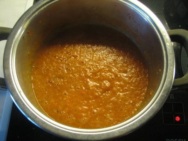 Gefüllte Zucchini mit Tomatensauce und Naturreis - Rezept - Bild Nr. 2