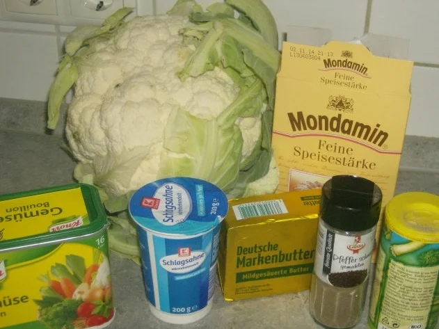 Rezept: Blumenkohlgemüse Blumenkohlgemüse - Rezept