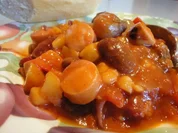 Käferbohnen-Würstel-Eintopf - Rezept