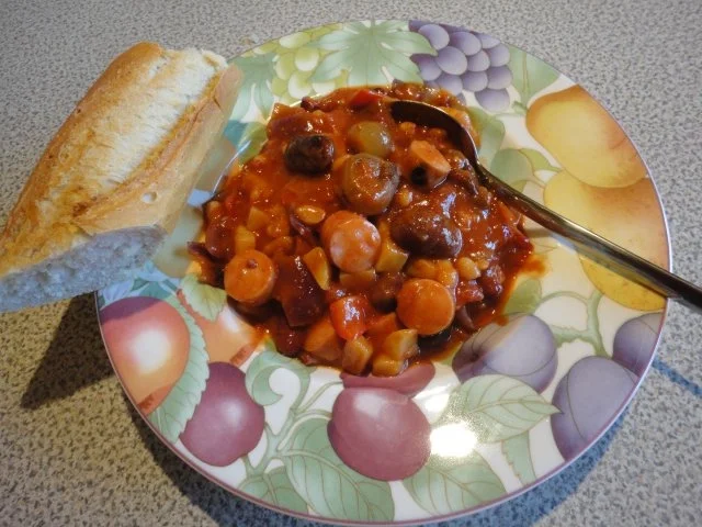 Käferbohnen-Würstel-Eintopf - Rezept - Bild Nr. 8