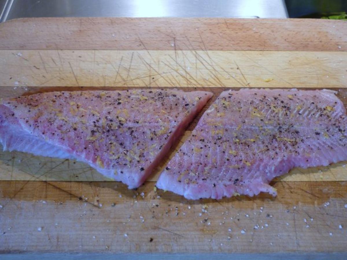 Mal wieder Fisch an Grünfutter........ - Rezept - Bild Nr. 3