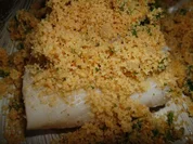 Fischfilet mit Würzhaube - Rezept