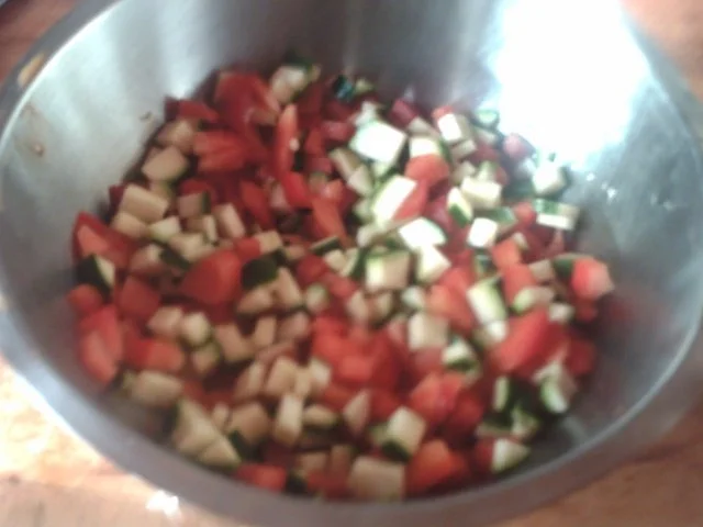 Hack - Zucchini - Paprika - Baguette - Rezept - Bild Nr. 4