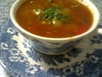 Rezept: Hackfleischsuppe Hackfleischsuppe - Rezept