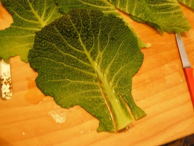 Rezept: Wirsingkohlrouladen mit Maronenfüllung Bild Nr. 8 Wirsingkohlrouladen mit Maronenfüllung - Rezept - Bild Nr. 8