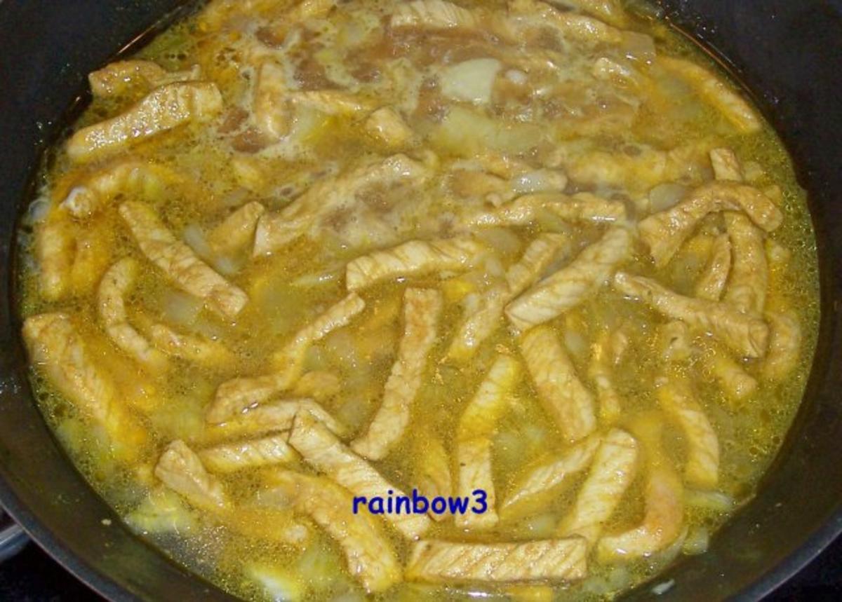 Kochen: Schweinegeschnetzeltes mit Ananas - Rezept - Bild Nr. 5