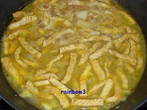 Kochen: Schweinegeschnetzeltes mit Ananas - Rezept - Bild Nr. 5