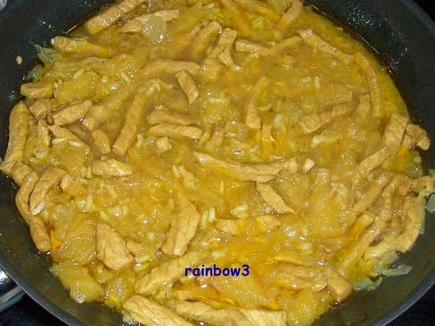 Kochen: Schweinegeschnetzeltes mit Ananas - Rezept - Bild Nr. 7