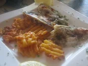 Gebratene Dänische Bastarde mit Dänischen Pommes - Rezept