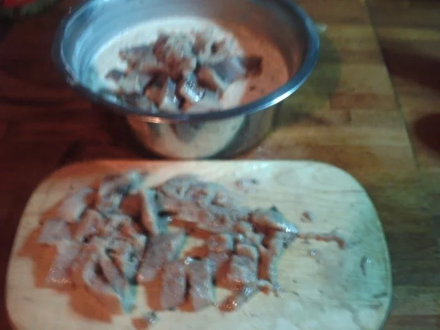 Rezept: Matjessalat a´la Jörg mit Anabelle ( die ersten neuen Kartoffeln aus Zypern ) Bild Nr. 4 Matjessalat a´la Jörg mit Anabelle ( die ersten neuen Kartoffeln aus Zypern ) - Rezept - Bild Nr. 4