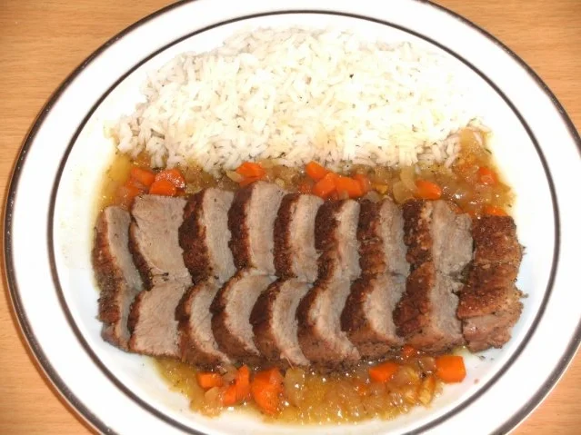 Rezept: Fleisch: Entenbrust mit pikanter Orangensauce Fleisch: Entenbrust mit pikanter Orangensauce - Rezept