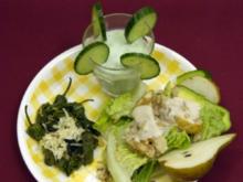 Russisch Roulette-Pimientos mit Schrebergarten-Salat und Gurkenlassi (Charlotte Karlinder) - Rezept - Bild Nr. 9