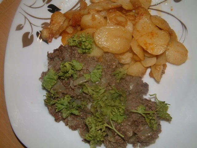 Gebratene Leberwurst mit Bratkartoffeln - Rezept