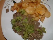 Gebratene Leberwurst mit Bratkartoffeln - Rezept