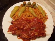 ZIGEUNERWURST mit GEMÜSEREIS - Rezept