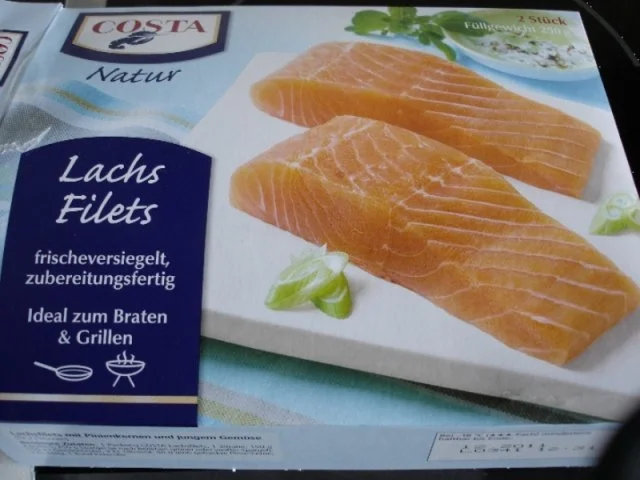 Rezept: Lachs-Sahne Gratin mit Reis und Salat Bild Nr. 2 Lachs-Sahne Gratin mit Reis und Salat - Rezept - Bild Nr. 2