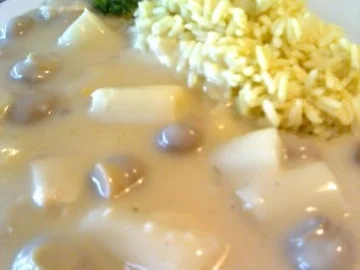 Hühnerfrikasse mit Curryreis - Rezept - Bild Nr. 2