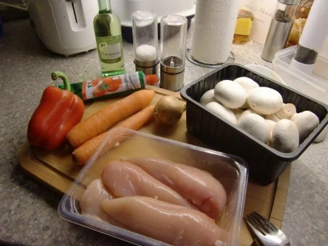 Hähnchenbrustfilet auf beschwipstes Gemüse - Rezept - Bild Nr. 2