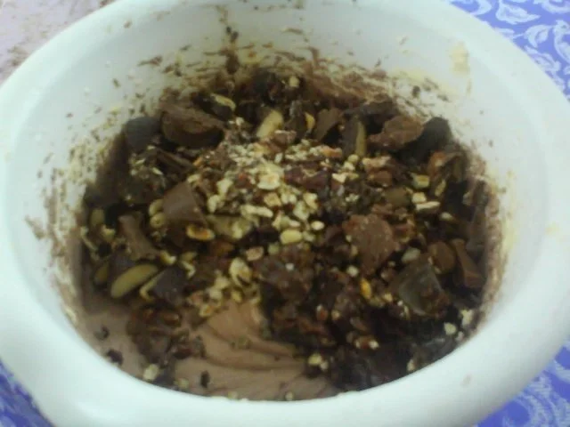 Rezept: Schoko-Nuss-Aprikosenkuchen Bild Nr. 8 Schoko-Nuss-Aprikosenkuchen - Rezept - Bild Nr. 8