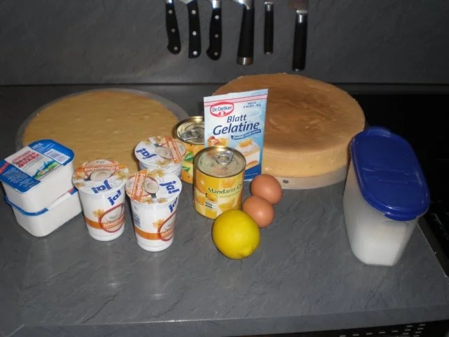 Rezept: Käsesahnetorte mit Mandarinen Bild Nr. 2 Käsesahnetorte mit Mandarinen - Rezept - Bild Nr. 2