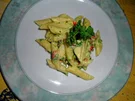 Rezept: Pasta mit Avocado-Limetten-Sauce Pasta mit Avocado-Limetten-Sauce - Rezept