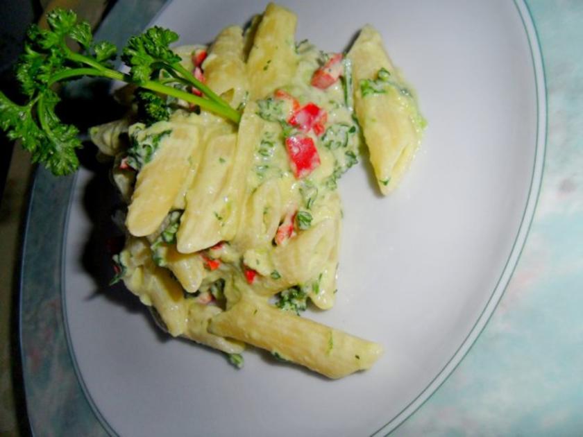 Pasta mit AvocadoLimettenSauce Rezept kochbar.de