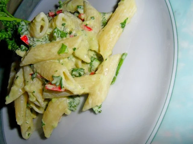 Rezept: Pasta mit Avocado-Limetten-Sauce Bild Nr. 8 Pasta mit Avocado-Limetten-Sauce - Rezept - Bild Nr. 8