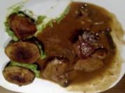 Belegte Röstkartoffeln mit Jägerfilet - Rezept