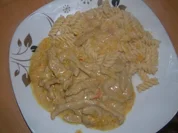 Schweinegeschnezeltes in feurig-fruchtiger- Currysauce - Rezept