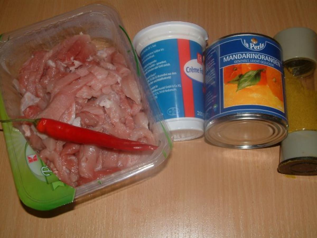 Schweinegeschnezeltes in feurig-fruchtiger- Currysauce - Rezept - Bild Nr. 2