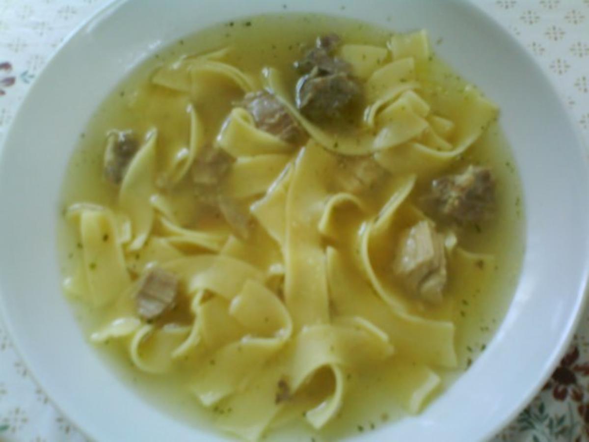 Kraftnudelsuppe - Rezept