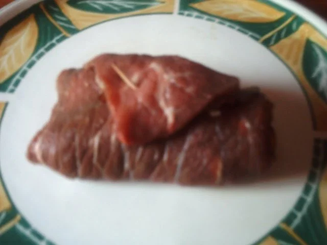 Rezept: Rinderrouladen in Apfel - Cidre - Soße a´la Jörg mit Anabelle Kartoffeln und Feldaslat Bild Nr. 5 Rinderrouladen in Apfel - Cidre - Soße a´la Jörg mit Anabelle Kartoffeln und Feldaslat - Rezept - Bild Nr. 5