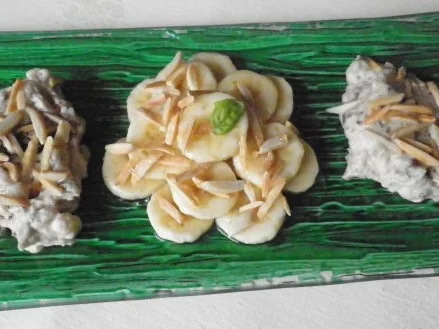 Rezept: Banane mit Tobleronecreme Banane mit Tobleronecreme - Rezept