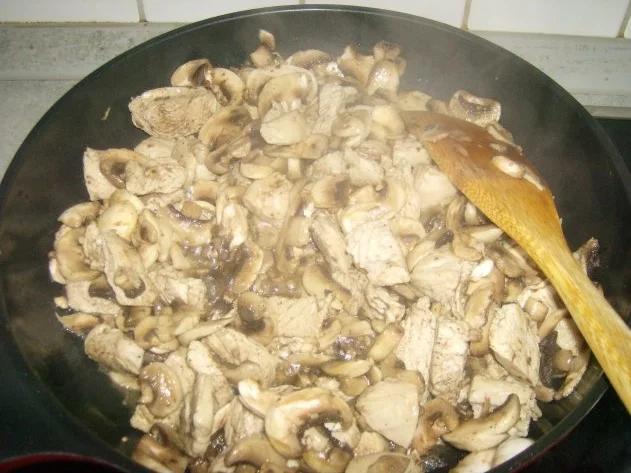 Salat mit warmen Schwammerl und Putenbrust - Rezept - Bild Nr. 7