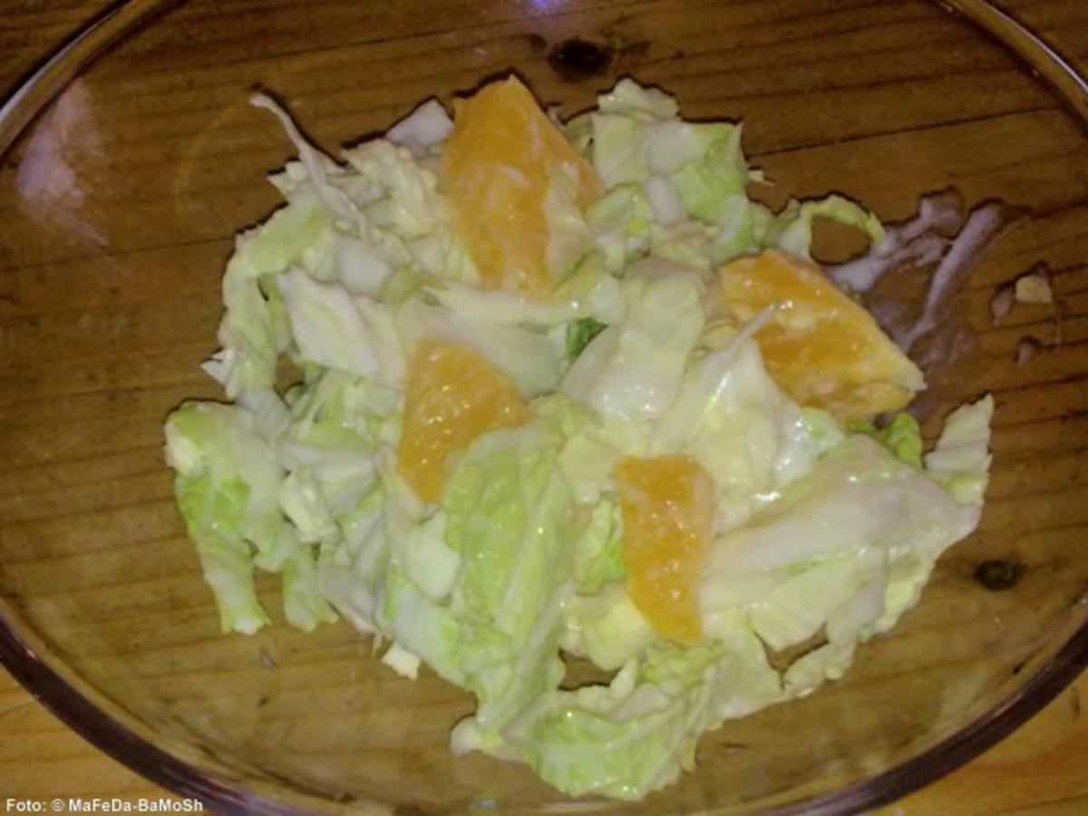 Fruchtiger Chinakohlsalat - Rezept