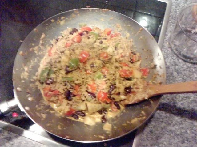 Ond no oi Krautpfännla mexikanisch aghaucht ond sahnig - Rezept - Bild Nr. 6