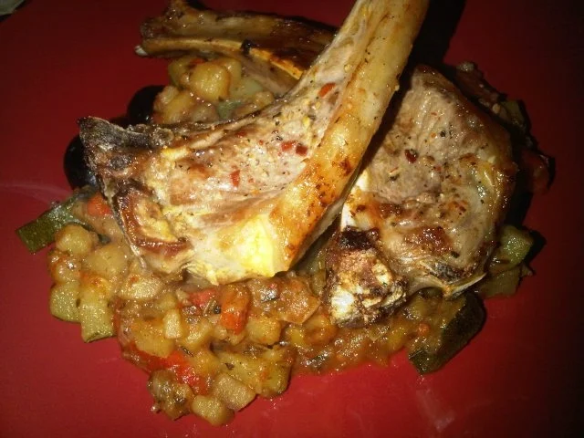 Lammracks auf mediterranem Bett - Rezept - Bild Nr. 2