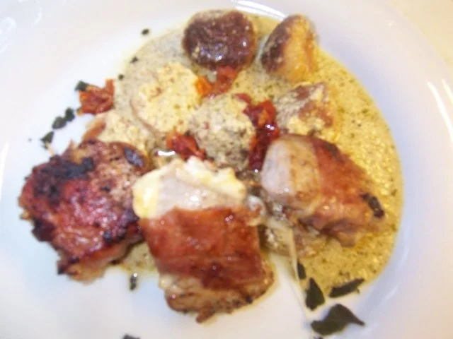 Gefülltes Schweinefilet springt in die Pfanne - Rezept - Bild Nr. 2