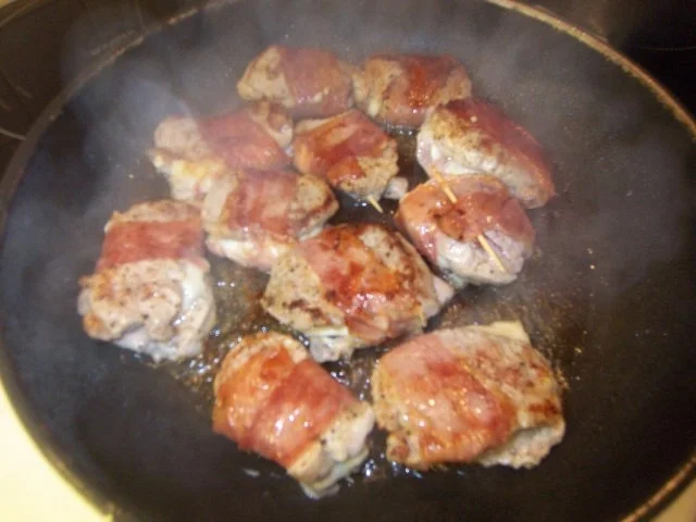 Gefülltes Schweinefilet springt in die Pfanne - Rezept - Bild Nr. 5