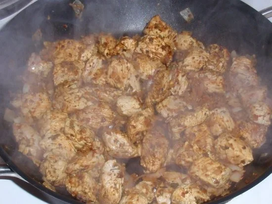 Puten-Paprika-Fenchel-Pfanne mit Spaghetti - Rezept - Bild Nr. 4