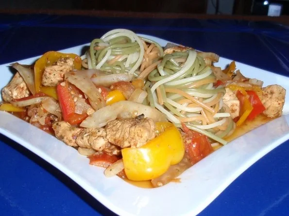 Puten-Paprika-Fenchel-Pfanne mit Spaghetti - Rezept - Bild Nr. 11