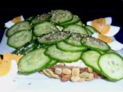 Eier-Aufstrich auf Vollkornbrot - Rezept